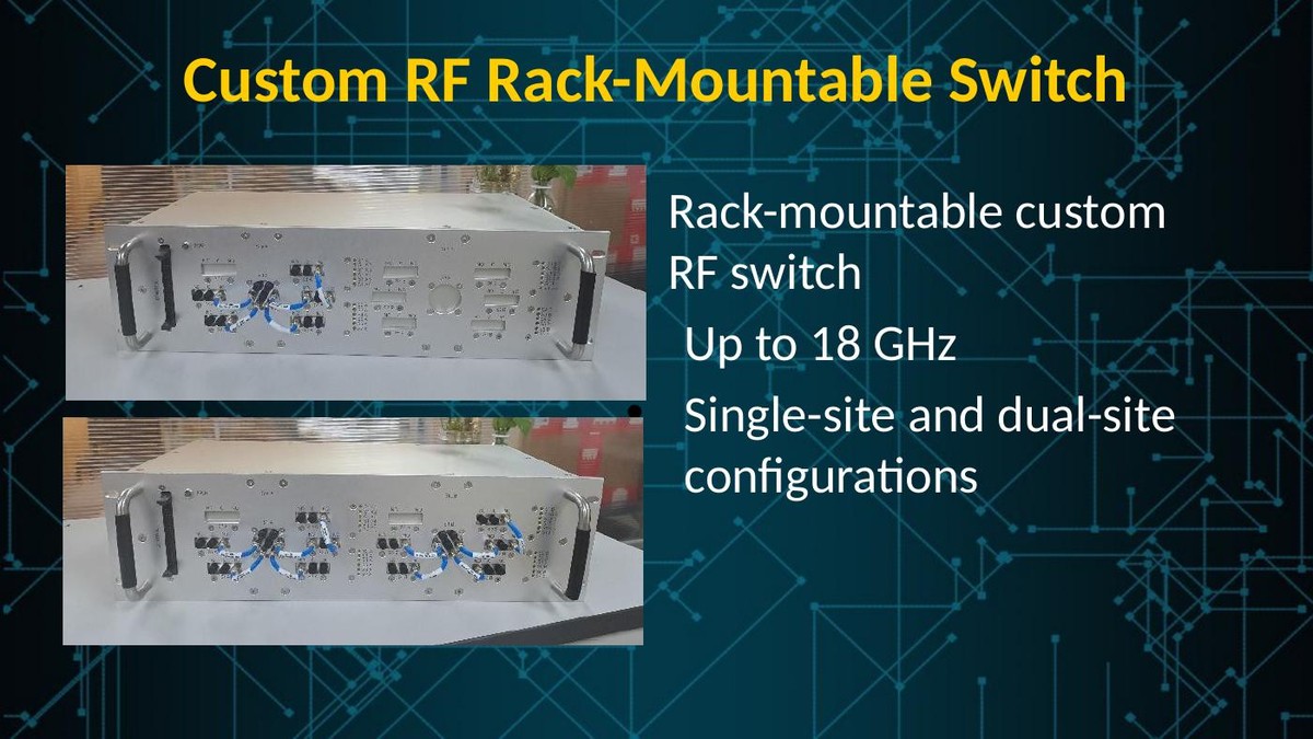 Custom RF Rack-Mountable Switch