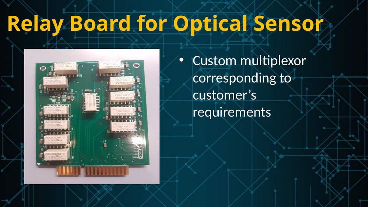 Relay Board for Optical Sensor